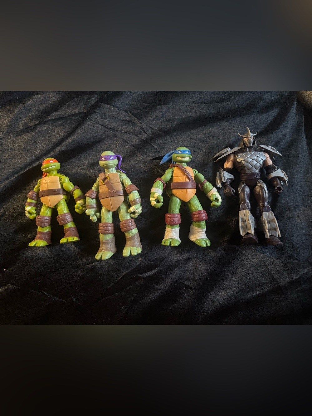 Teenage Mutant Ninja Turtles Viacom 2012 5in Action Figure Mixed Lot 4pc